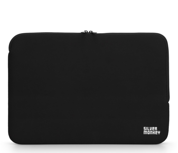 SILVER MONKEY EasySleeve etui na laptopa 15,6" czarne SM-GSLV15-BLK - 608403 - zdjęcie